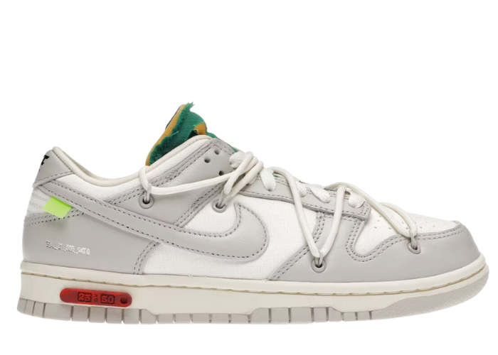 Nike Dunk Low Off-White Lot 25 - DM1602-121 Raffles and Release Date