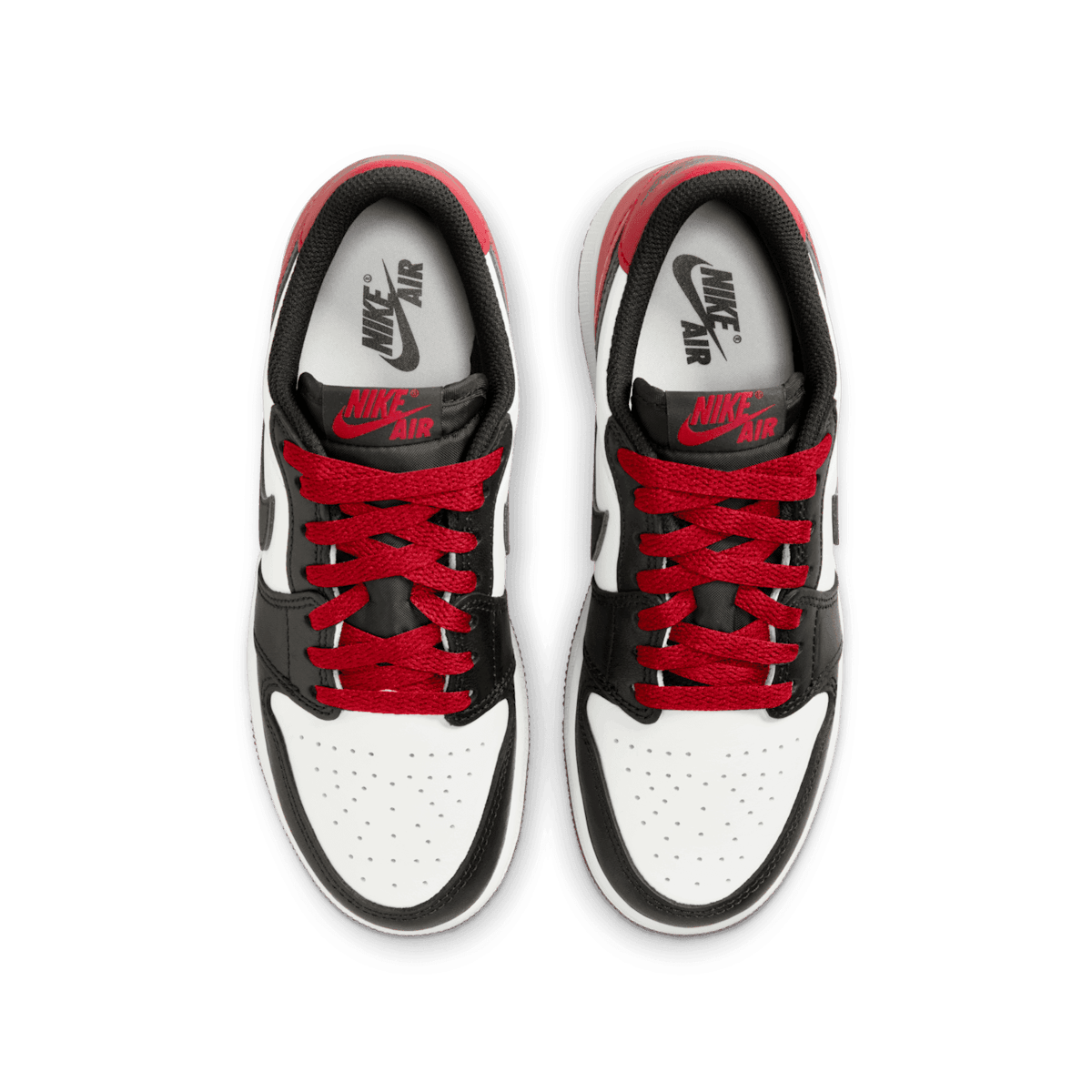 Air Jordan 1 Retro Low OG Black Toe (GS) - CZ0858-106 Raffles and