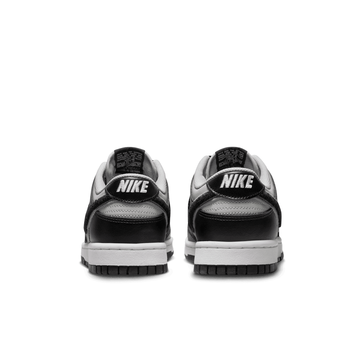 Nike Dunk Low Chenille Swoosh Black Grey - DQ7683-001 Raffles and 
