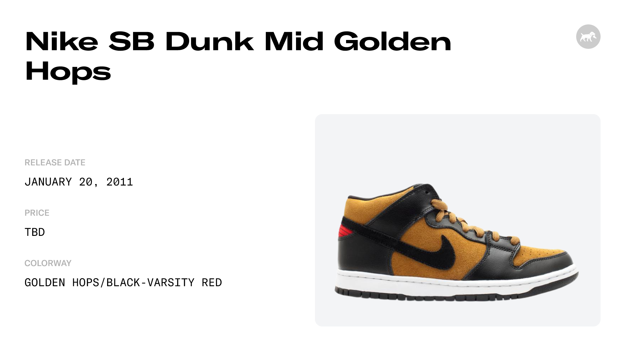 Nike SB Dunk Mid Golden Hops Raffles and Release Date | Sole Retriever