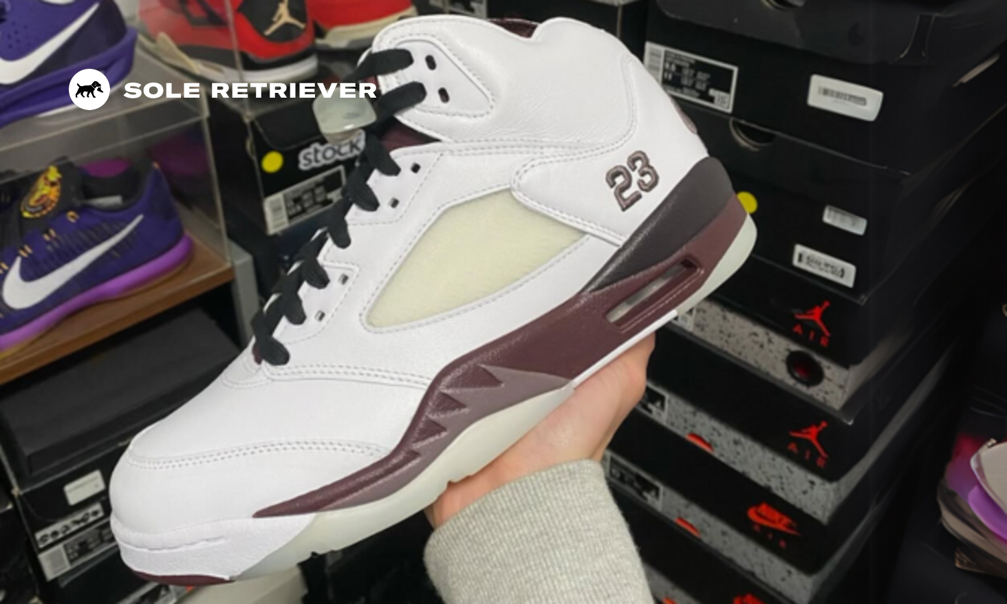 The A Ma Maniere x Air Jordan 5 Retro OG Burgundy Crush Releases Summer 2025 The A Ma Maniere x Air Jordan 5 Retro OG Burgundy Crush Releases Summer 2025