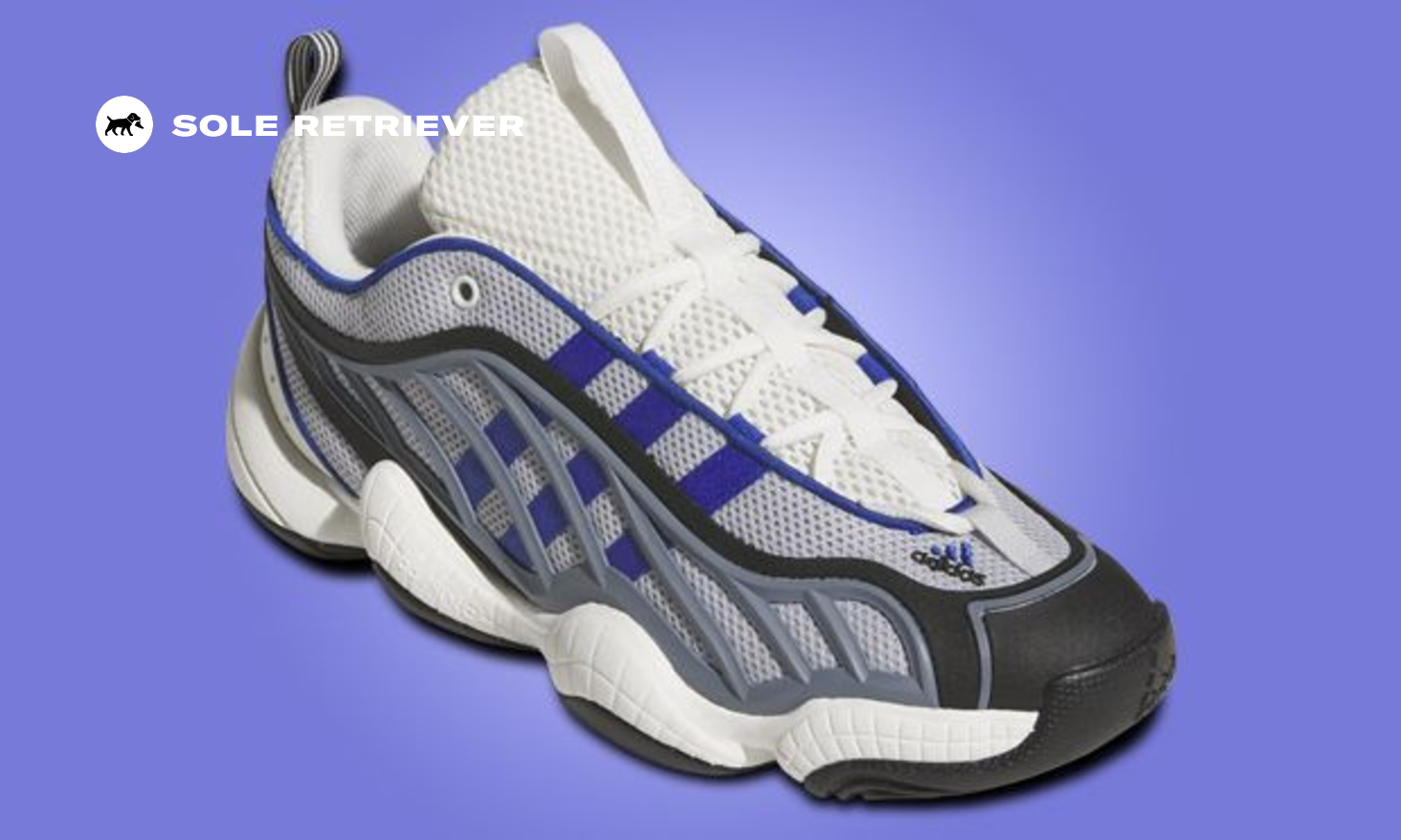The adidas Intimidation Low Core White Team Royal Blue