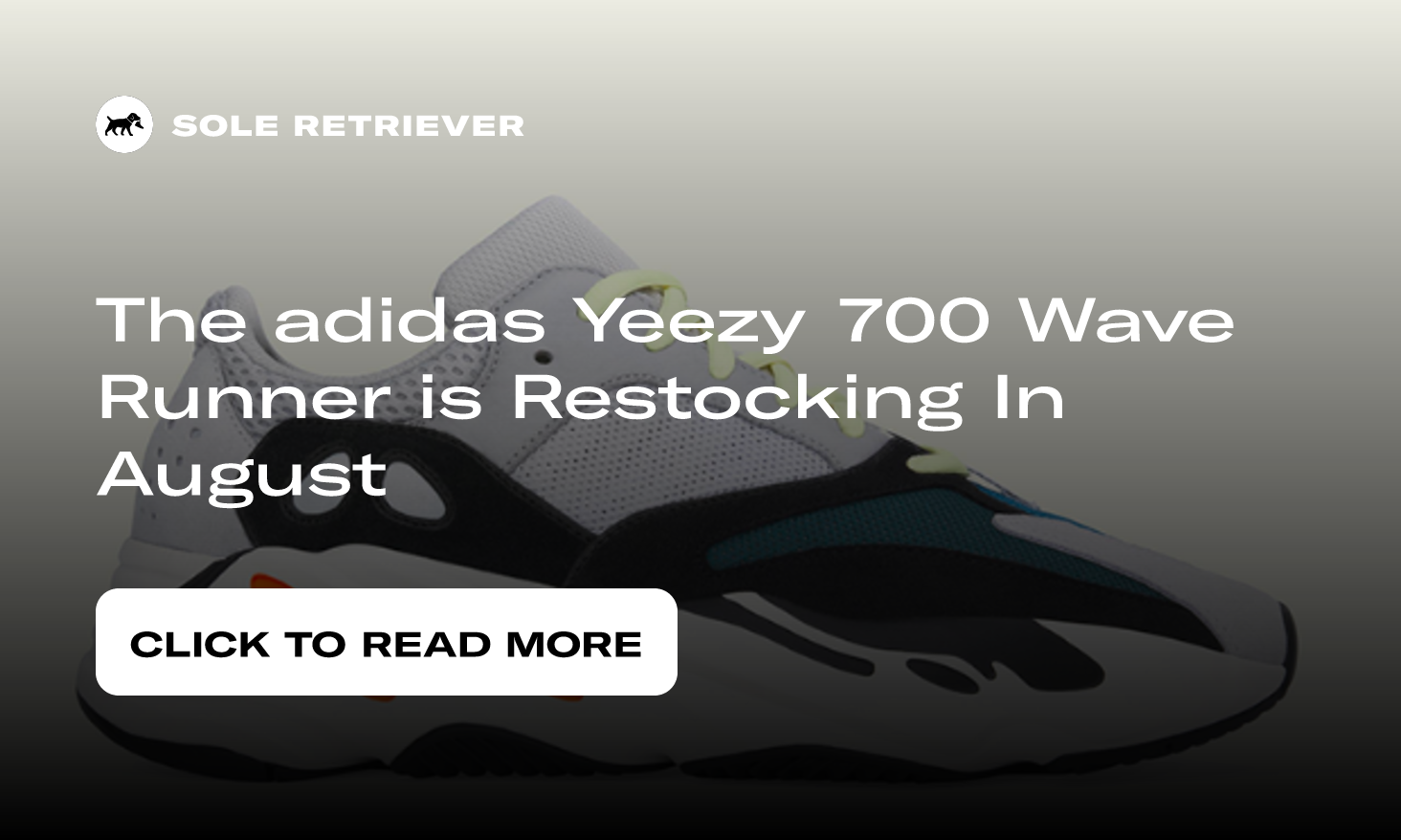 adidas Yeezy Boost 700 Wave Runner Restock Date