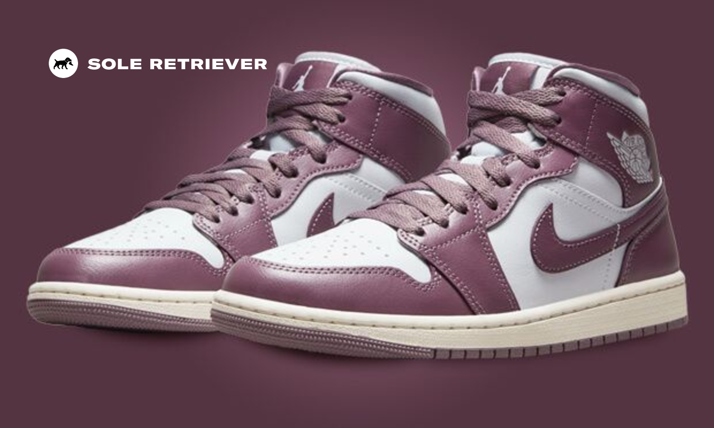The Air Jordan 1 Mid Pure Platinum Sky J Mauve Releases