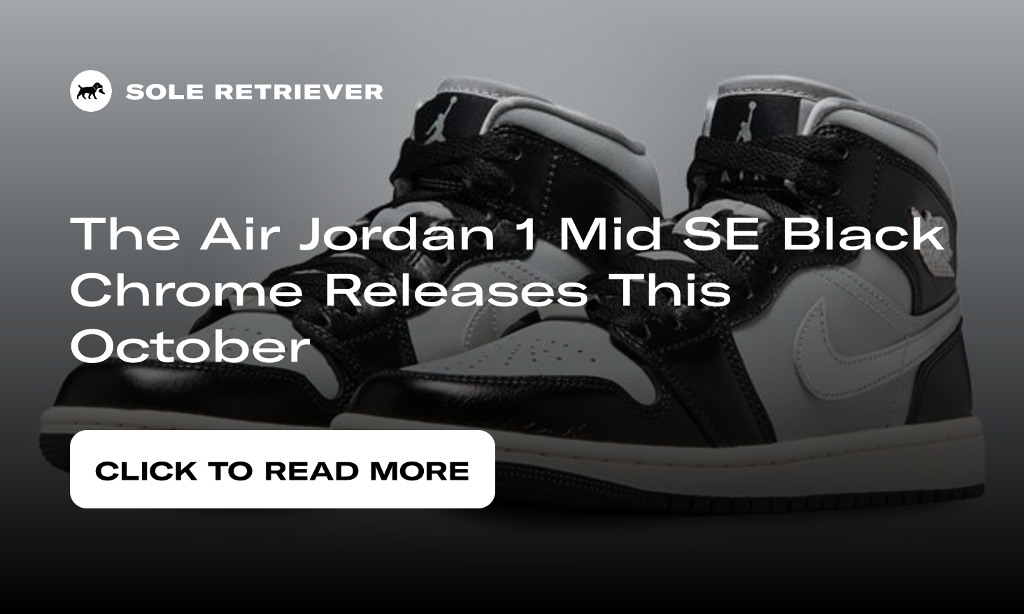 The Air Jordan 1 Mid SE Black Chrome Releases This October