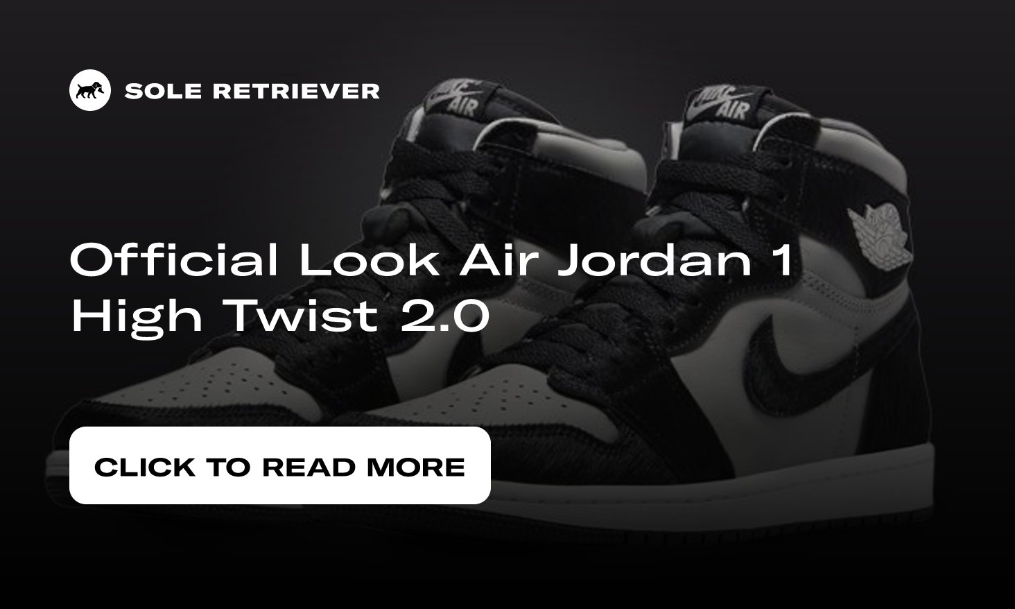 Jordan Little Kid's 1 Retro High OG Twist 2.0 Med Grey/Blk-Wht (FB1312 001)