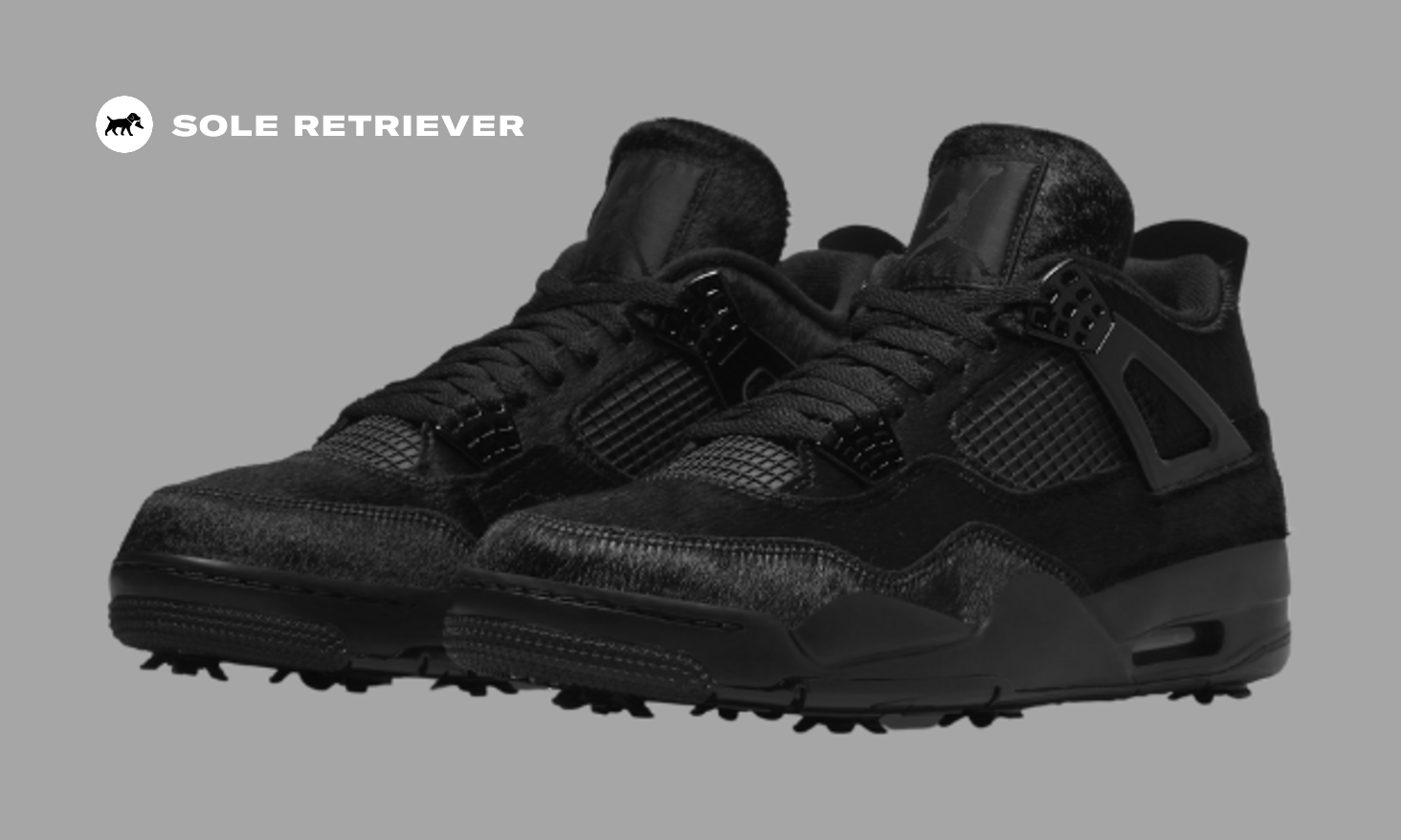 Air Jordan 4 WMNS Black Cat Pony Hair