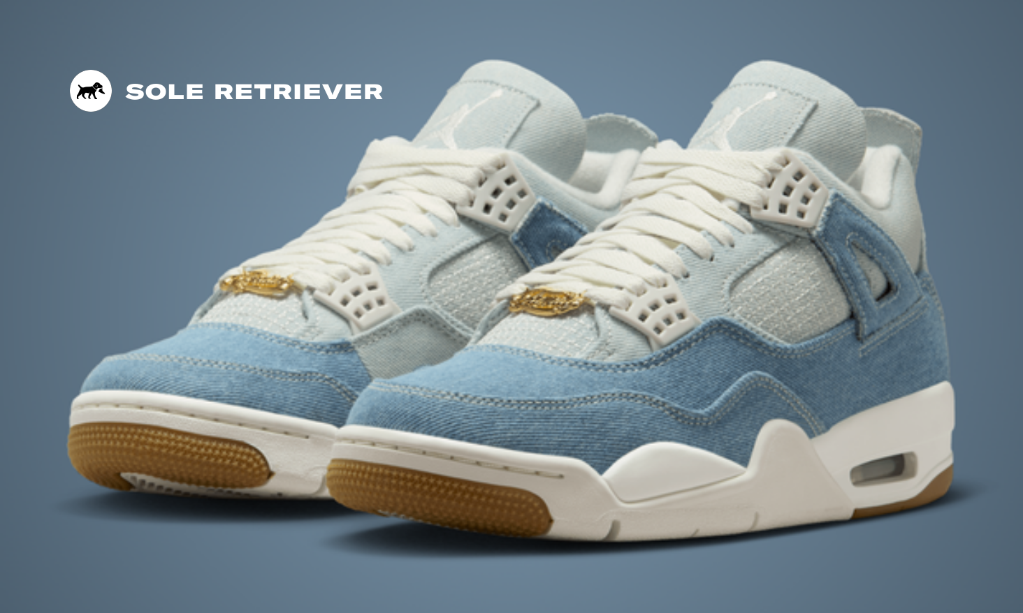 The Air Jordan 4 TEX Denim Sail Worn Blue Releases August 2025