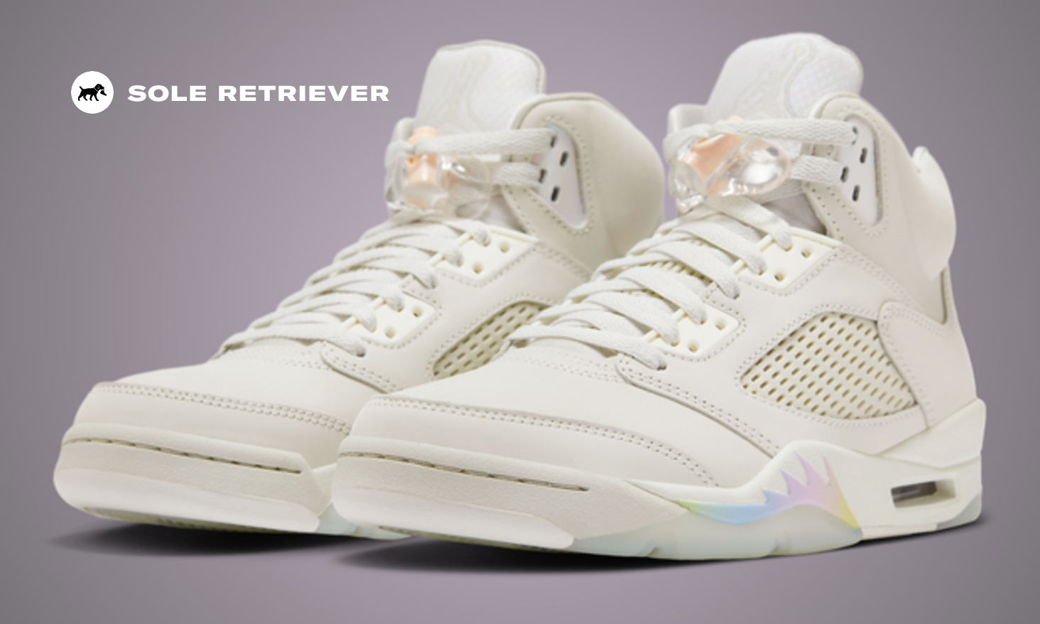Size 10.5 - Supreme x Air Jordan 5 Retro White 886691337805