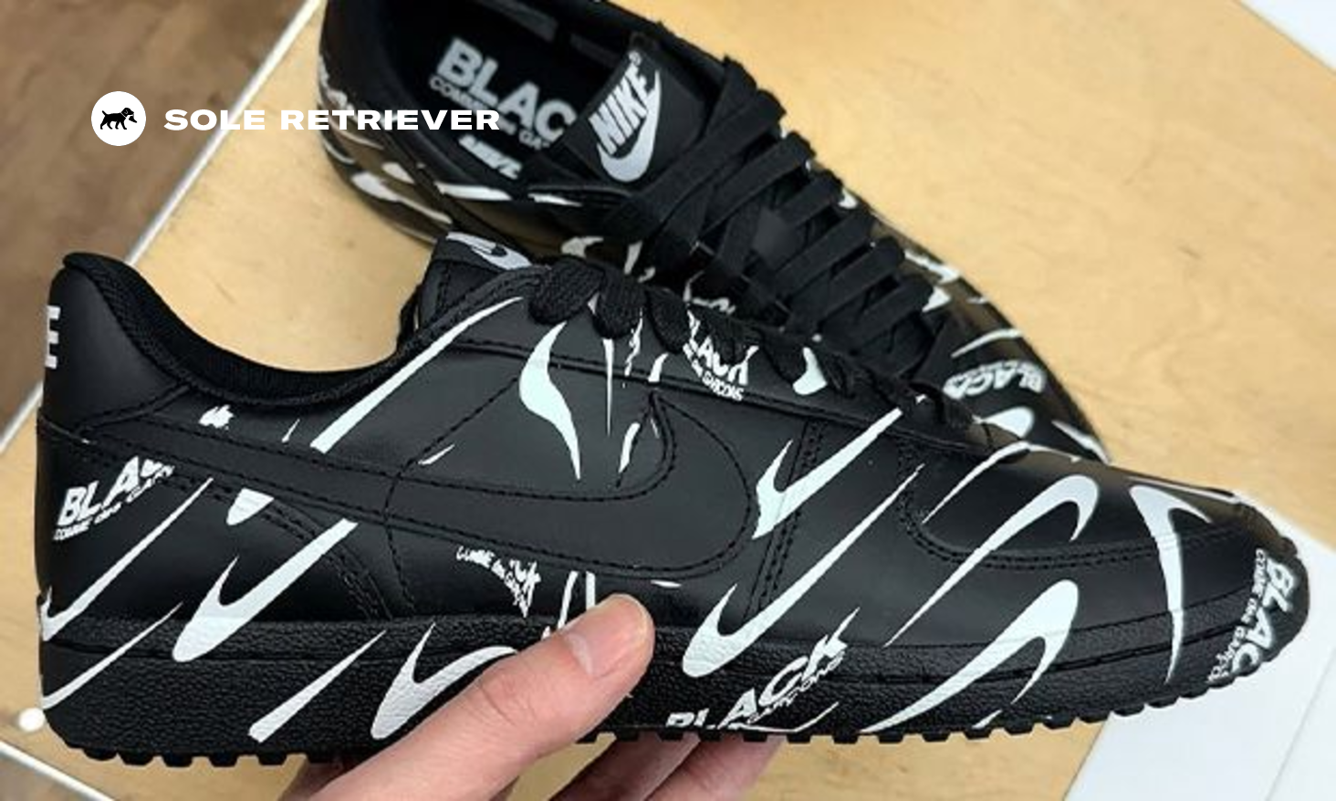 The Women's Exclusive Black Comme des Garçons x Nike Field