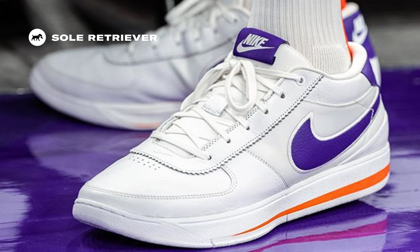 Devin Bookers Wears a Nike Cortez-Inspired Nike Book 1 Devin Bookers Wears a Nike Cortez-Inspired Nike Book 1