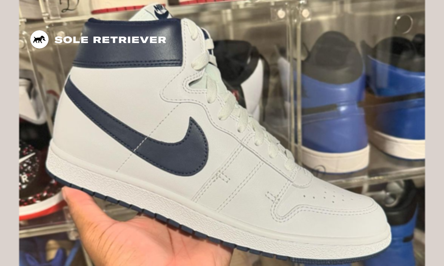 Air Jordan Air Ship PE SP 'Sail/Black-University Red