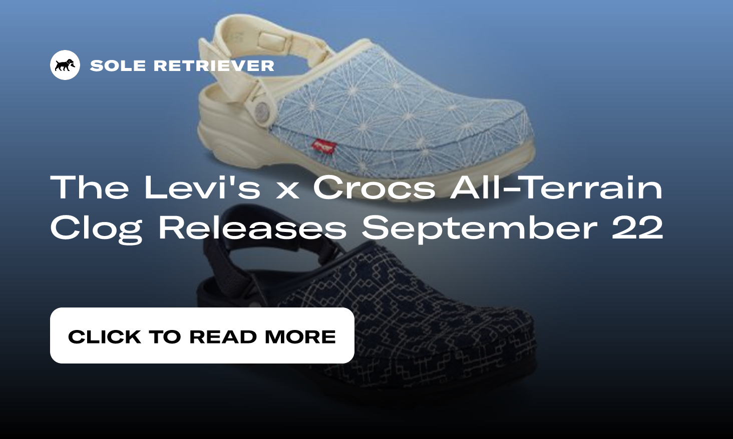 Lab Report: Levi's x Crocs teases All-Terrain Clog in Sashiko Denim