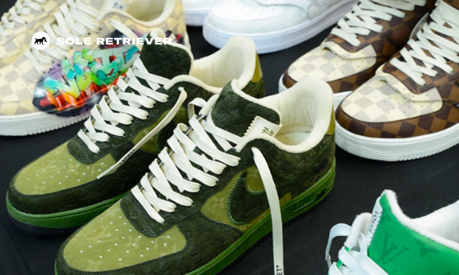 A Whole Bunch Of Louis Vuitton x Nike Air Force 1s Have Been Revealed In  Paris •