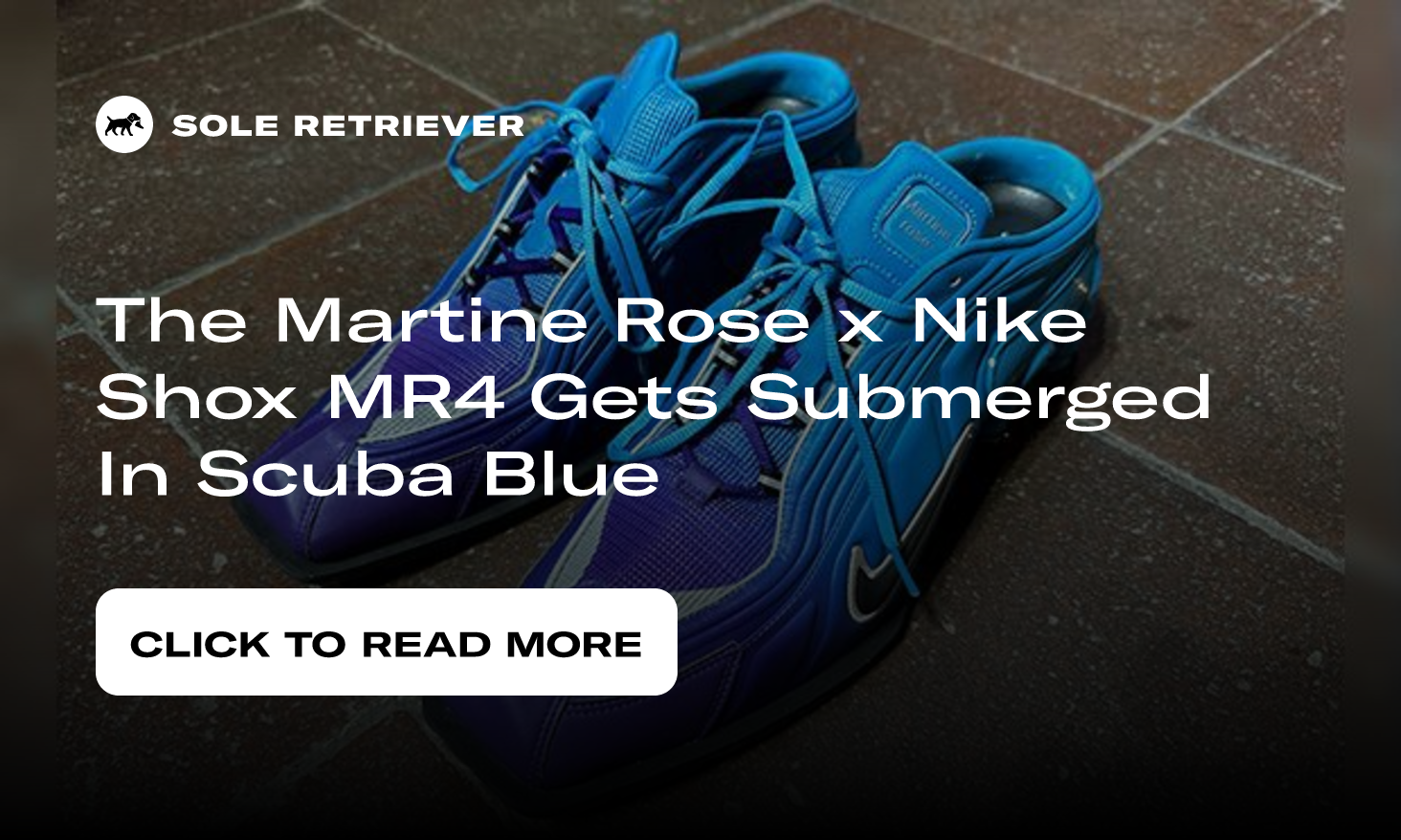 EXCLUSIVE: New Martine Rose x Nike Shox MR4 at Pitti