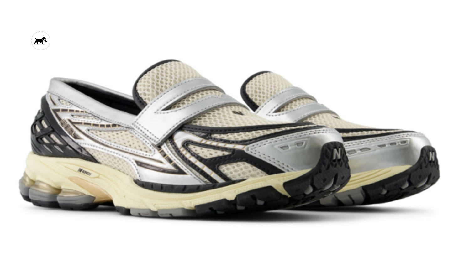 The New Balance 1906L Loafer Silver Metallic Cream Releases April 2025
