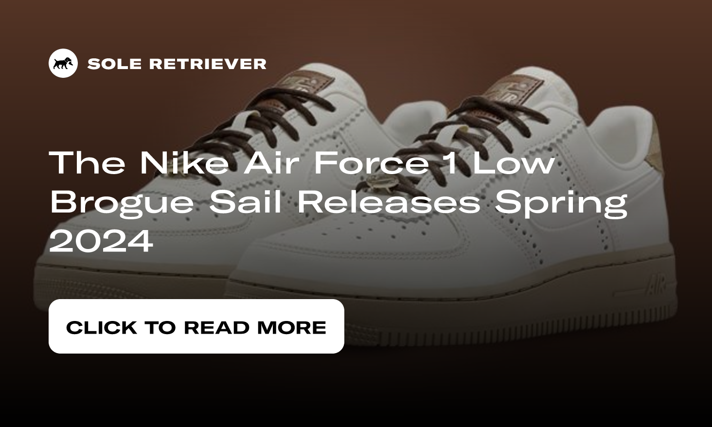 The Nike Air Force 1 Low Brogue Sail Releases Spring 2024