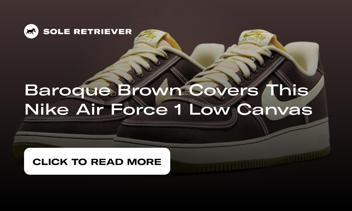 Baroque Brown Covers This Nike Air Force 1 Low Canvas - Sneaker News
