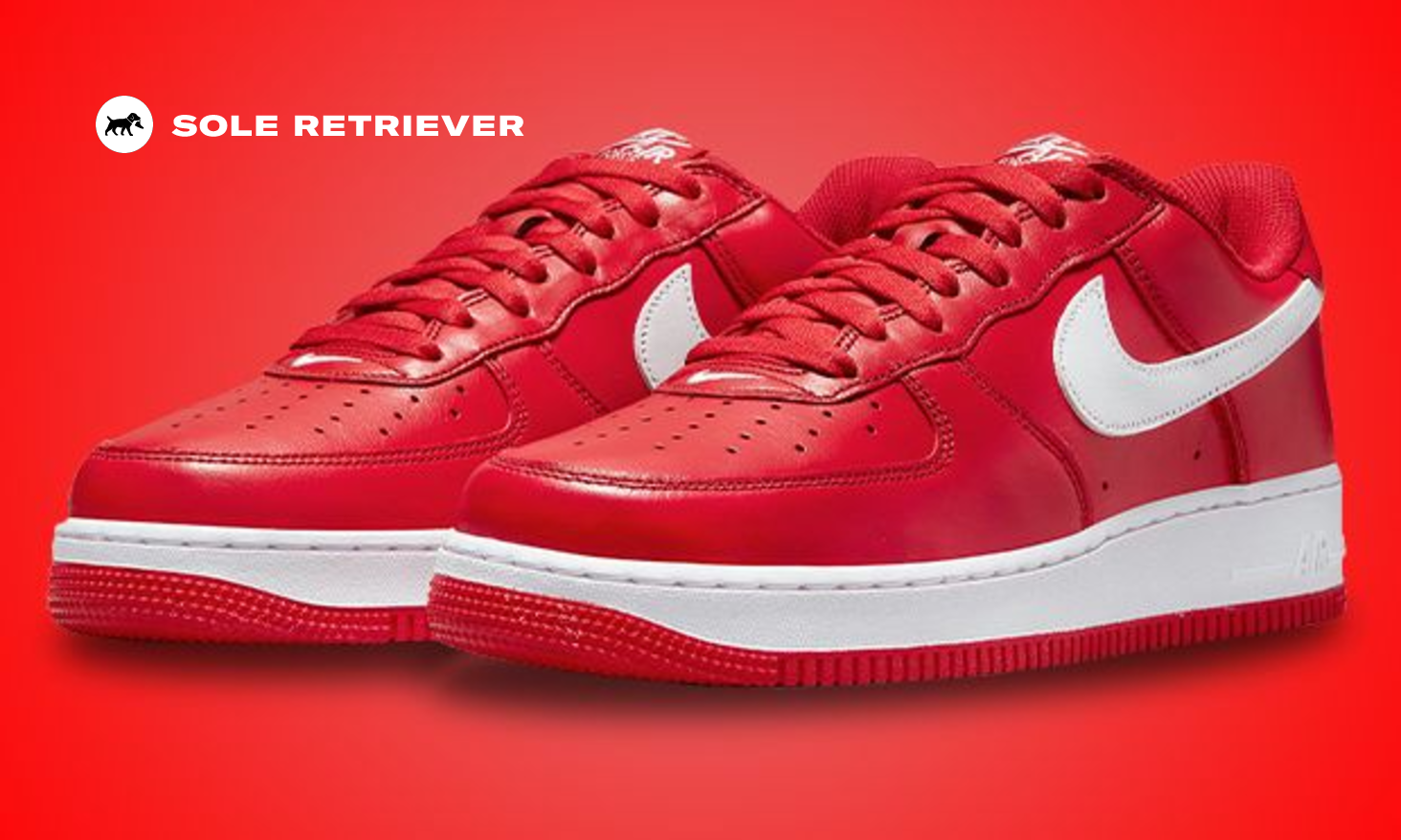 Nike's Air Force 1 Low Arrives In A Fiery Hot University Red - Sneaker News