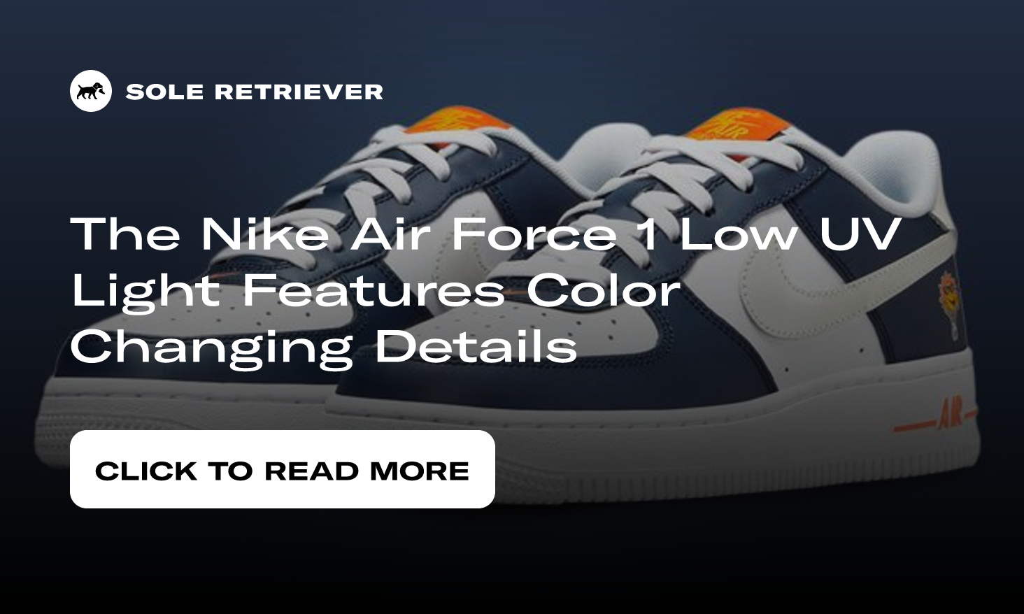 Color-Changing UV Swooshes Surface on the Air Force 1 Low for