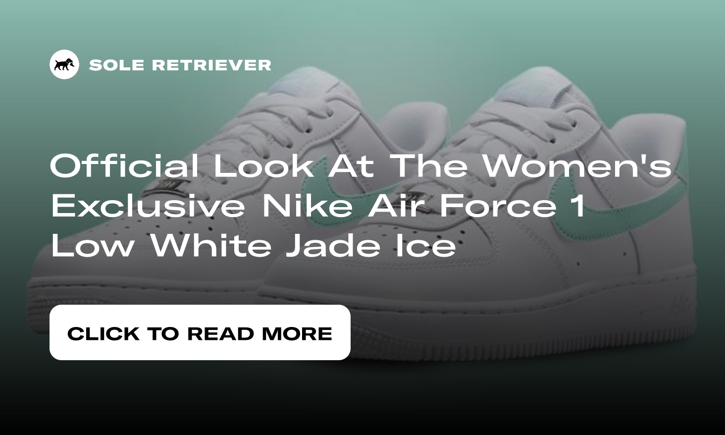 Nike Women's Air Force 1 '07 - White | Jade Ice / 10