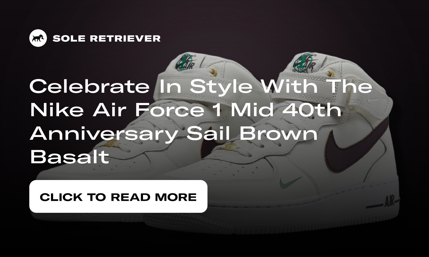 Nike Air Force 1 Mid '07 LV8 40th Anniversary Sail Brown Basalt