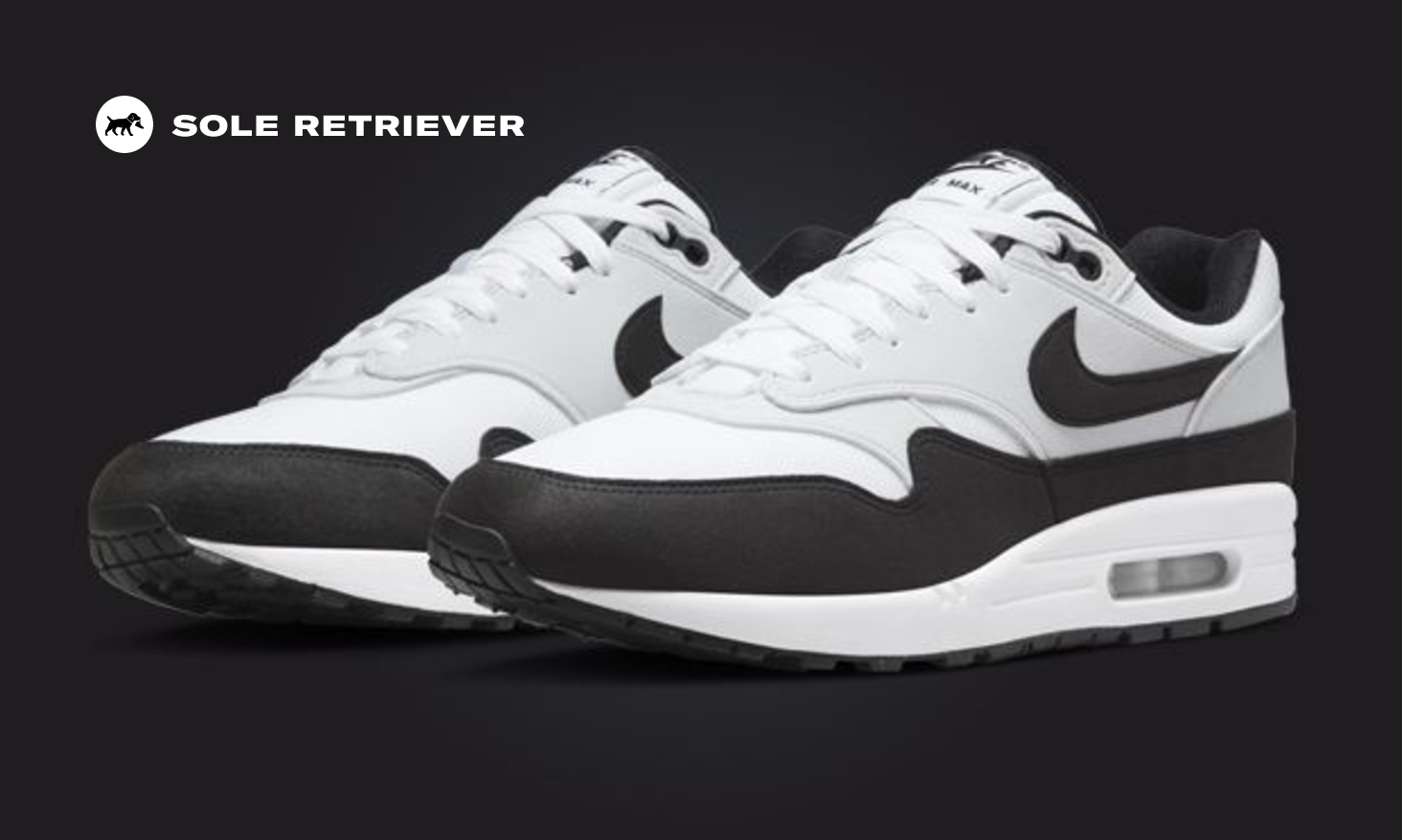 The Nike Air Max 1 White Black Releases January 2024