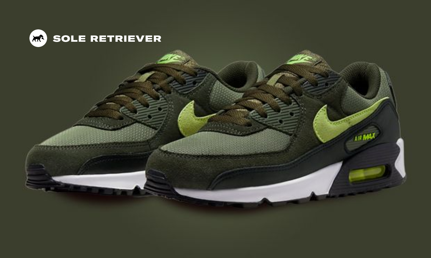 NIKE AIR MAX 90 GTX MEDIUM OLIVE/NEUTRAL OLIVE-CARGO KHAKI