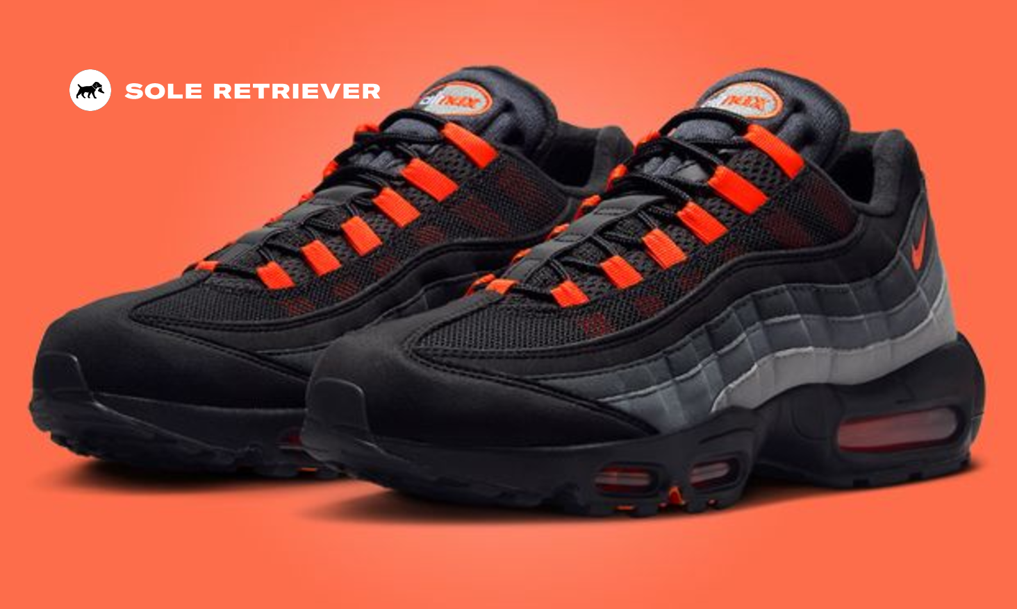 The Nike Air Max 95 Black Hyper Crimson Releases Holiday 2024