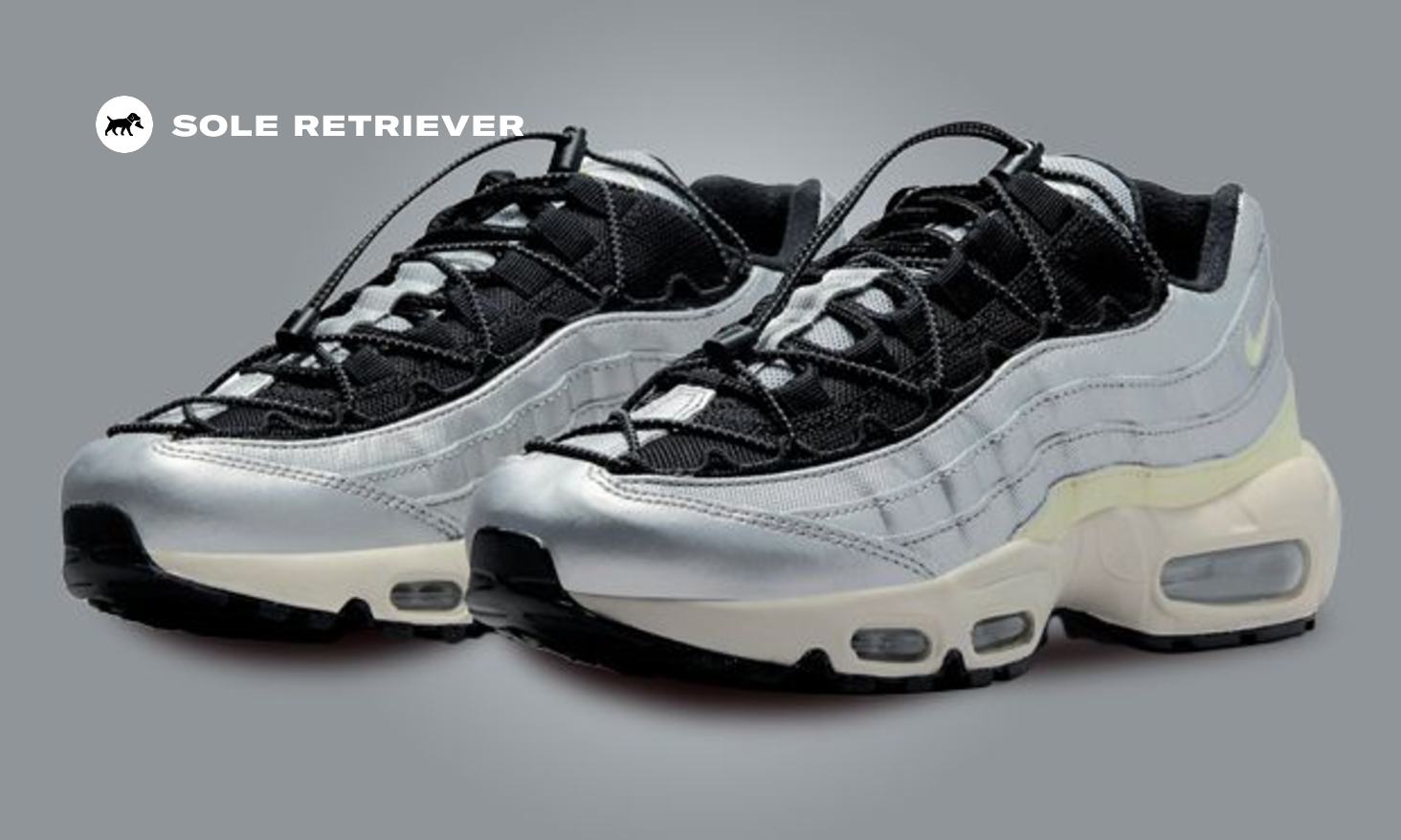 This Nike Air Max 95 Toggle Comes Covered In Metallic Silver