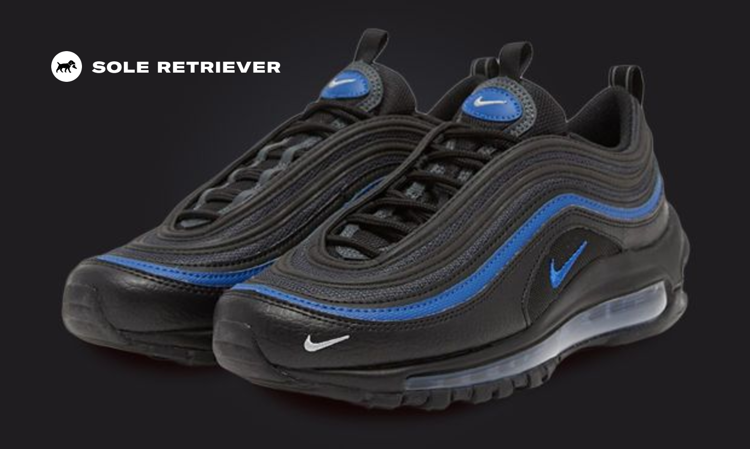 Nike air max top 97 junior blue tick