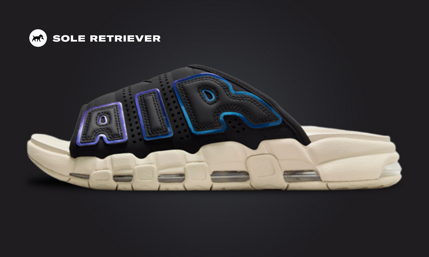 Nike Air More Uptempo Slide Black Multicolor FB7799-001