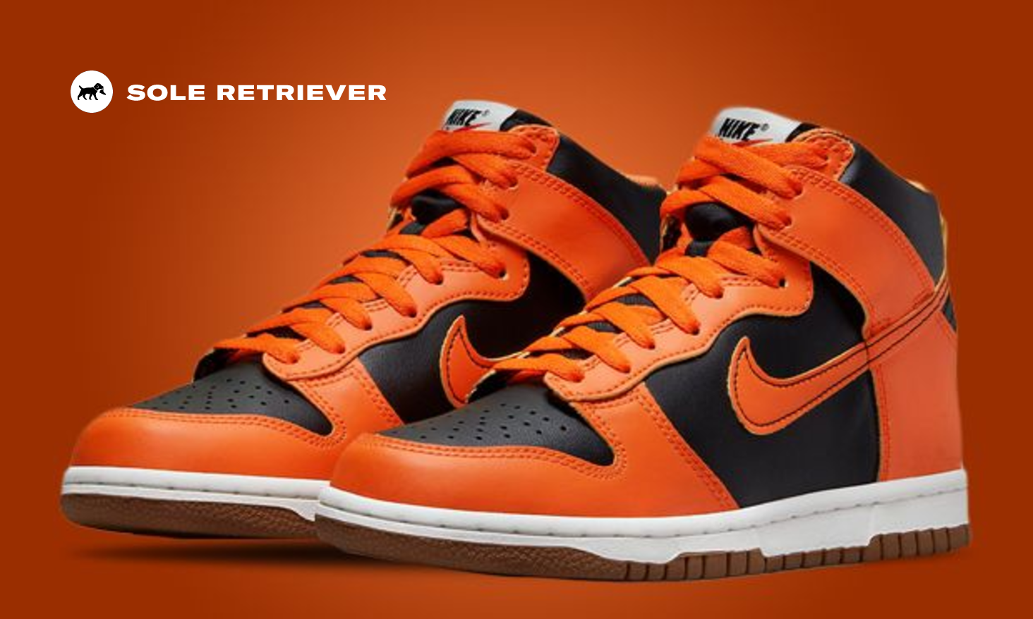 Nike Dunk High GS Halloween Black Orange