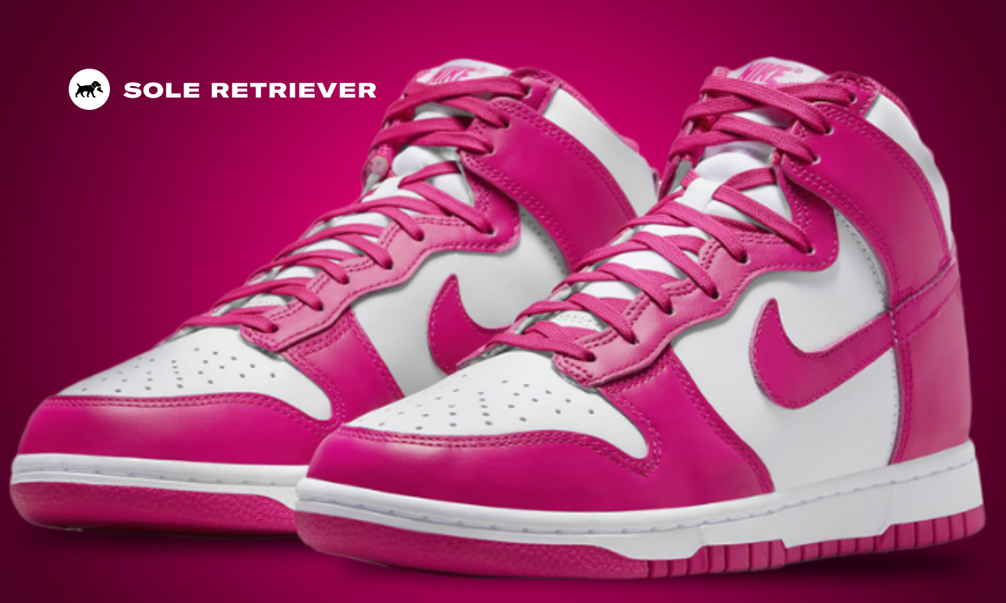 NIKE ウィメンズ DUNK high pink prime IVE LANA
