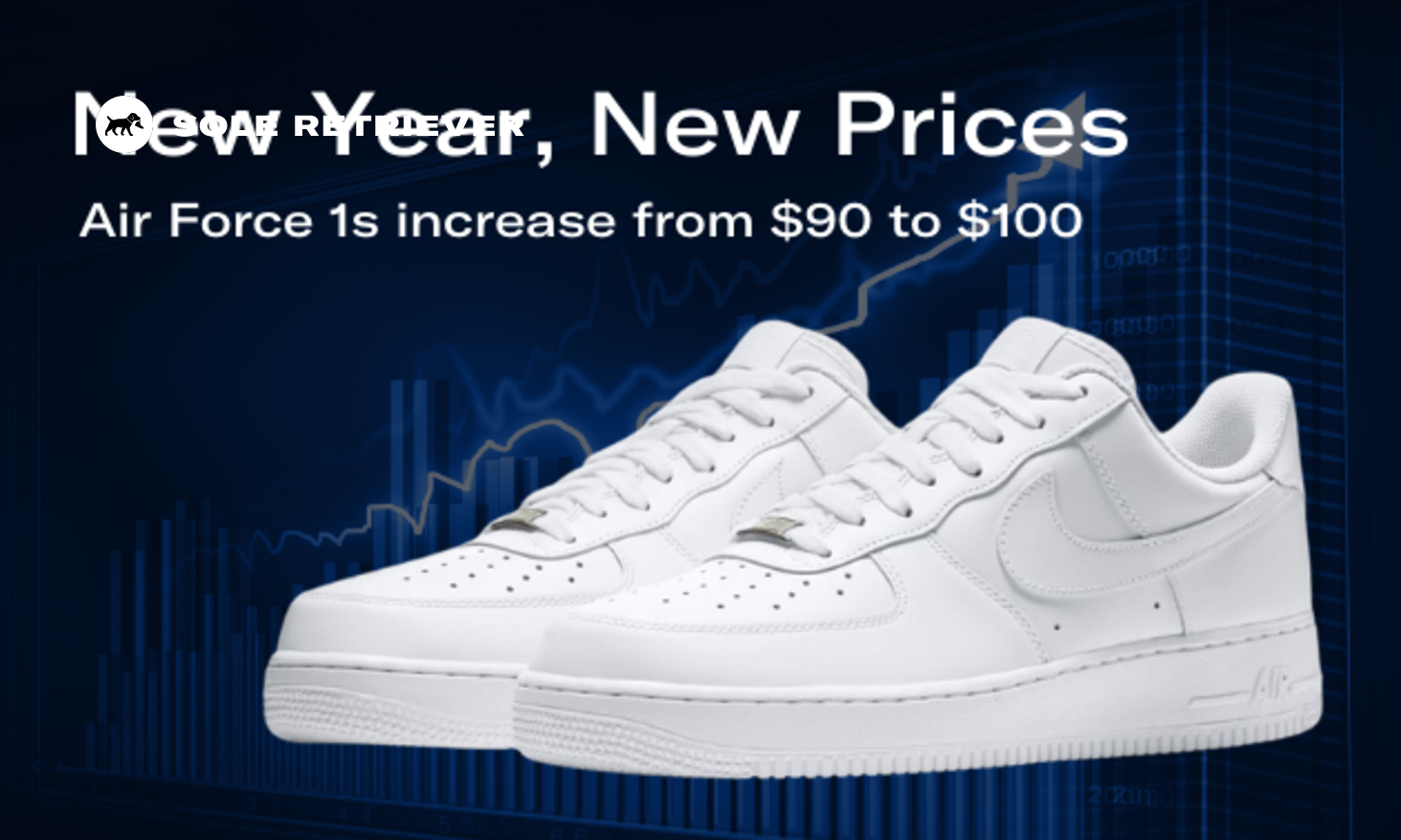 air force 1 price increase