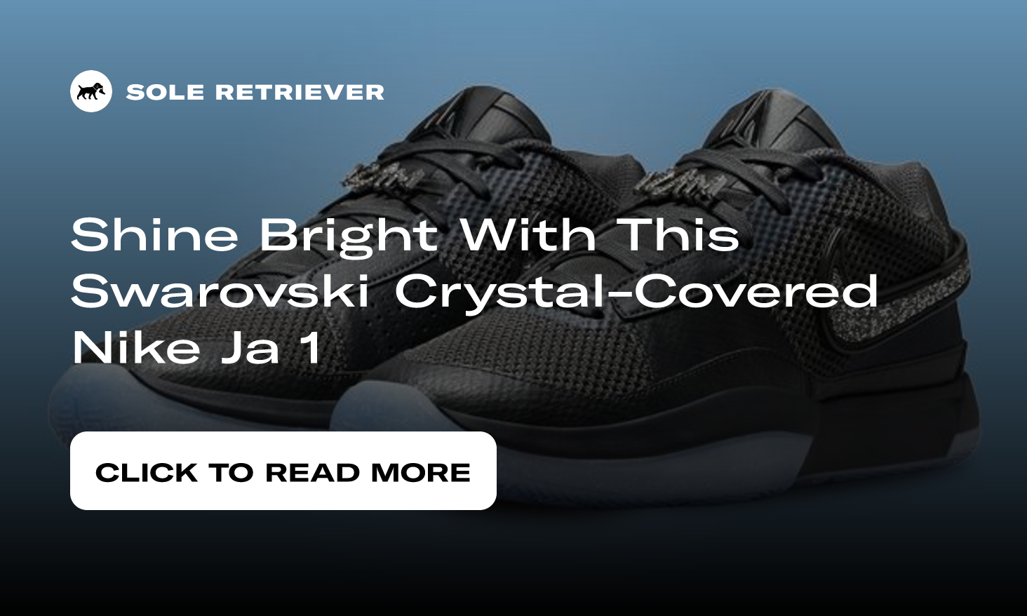 Limited Edition Swarovski Crystal Encrusted Custom Jordan 1 