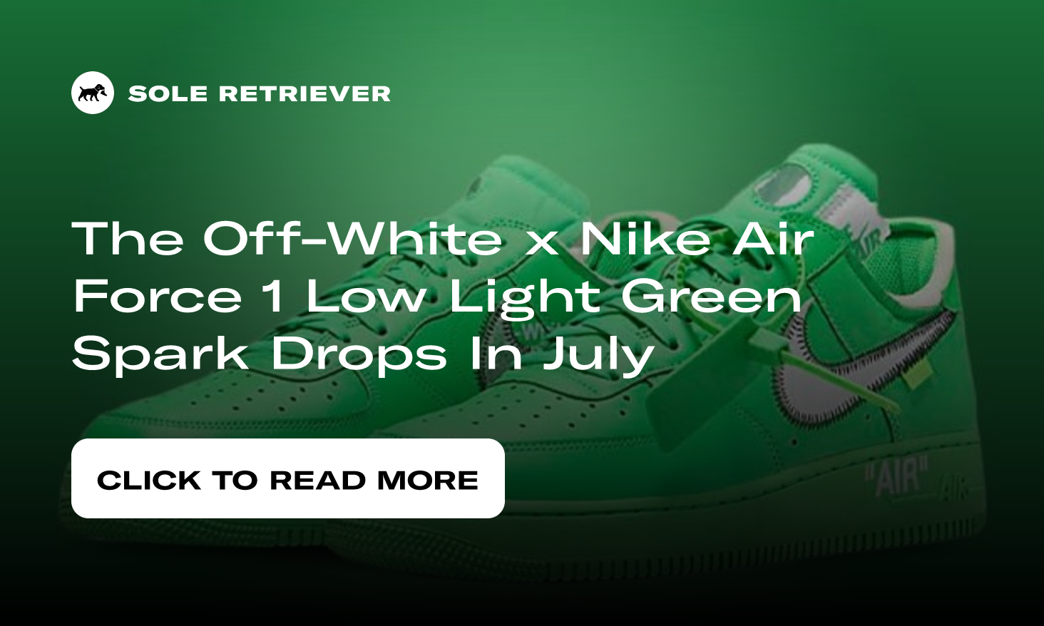 Off-White Nike Air Force 1 Low Green Sample