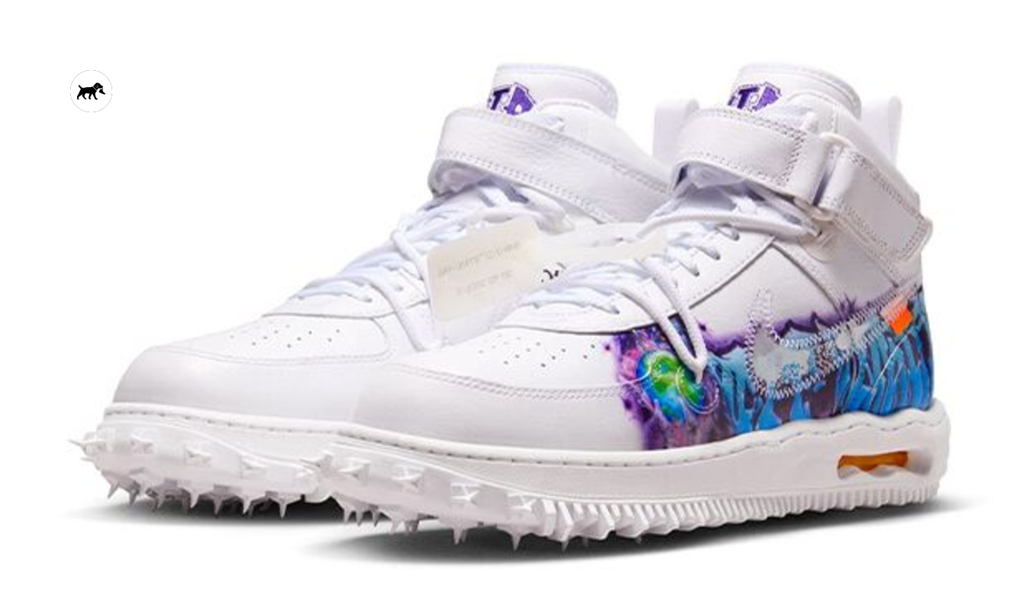 Nike AF1 Mid Graffiti c/o Off-White™ in white