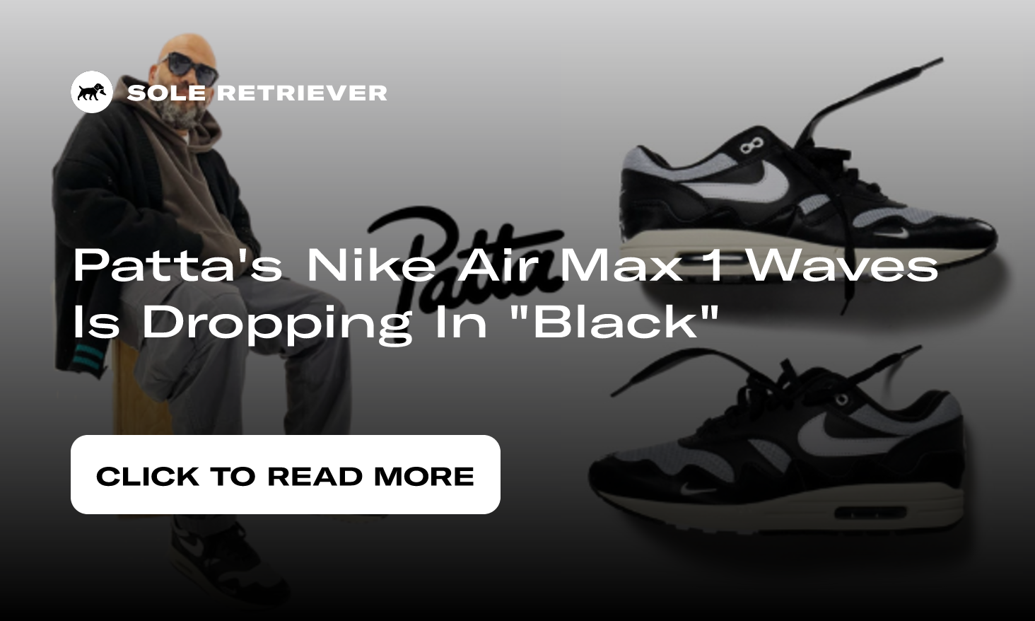 Nike Air Max 1 Patta Waves Black