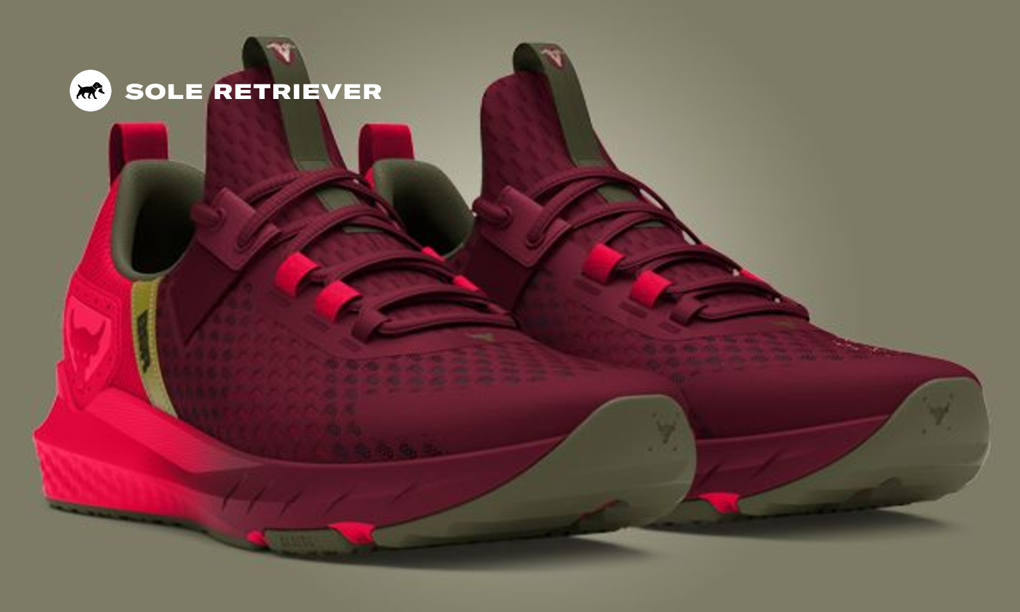 Under Armour Project Rock BSR 2 Training Shoes Red/Black