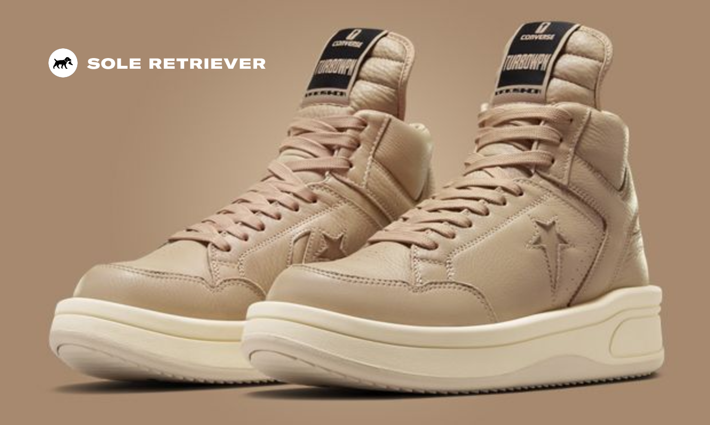 The Rick Owens x Converse DRKSHDW TURBOWPN Mid Cave Releases 2024