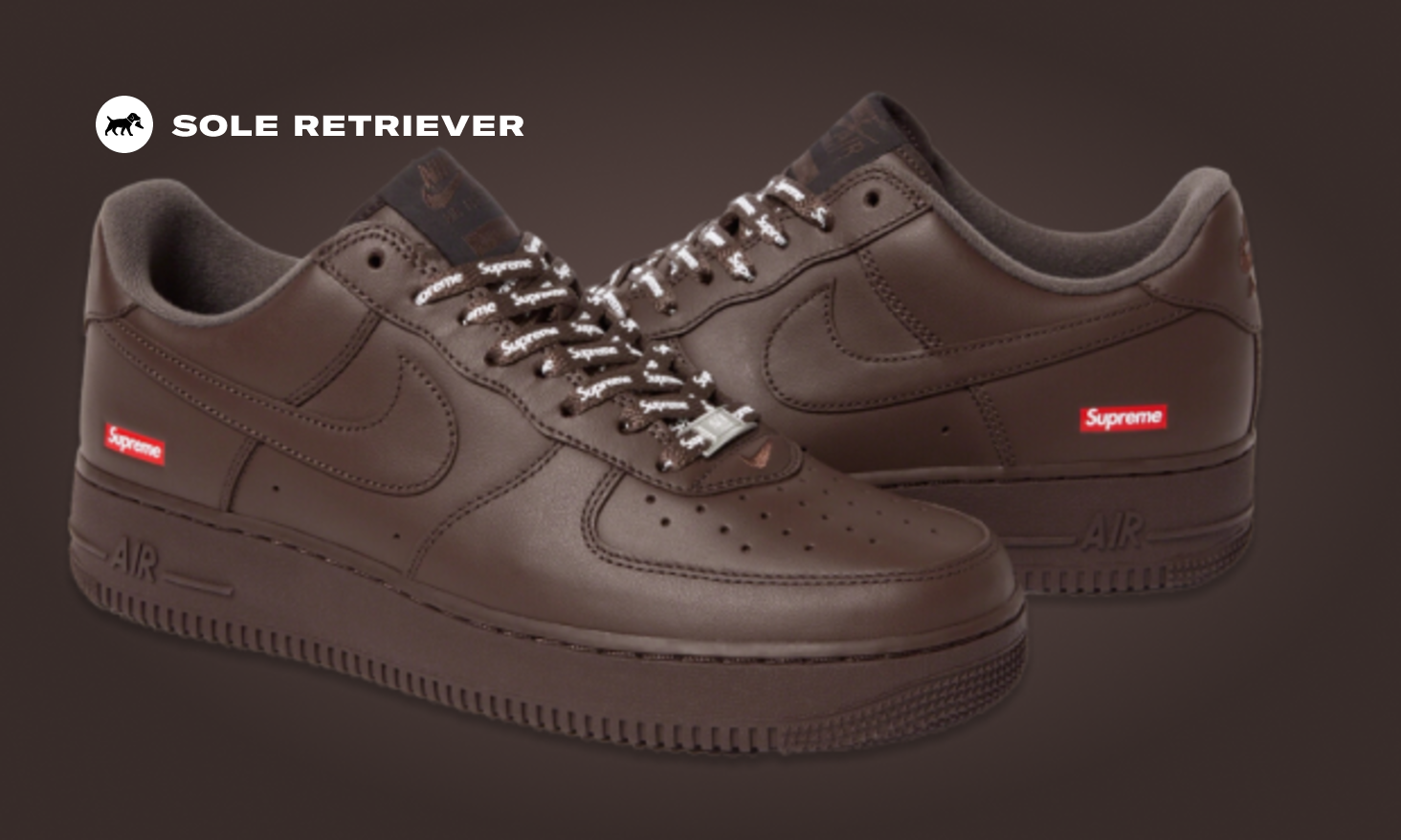 Supreme x Nike Air Force 1 Low 'Baroque Brown' Release Date