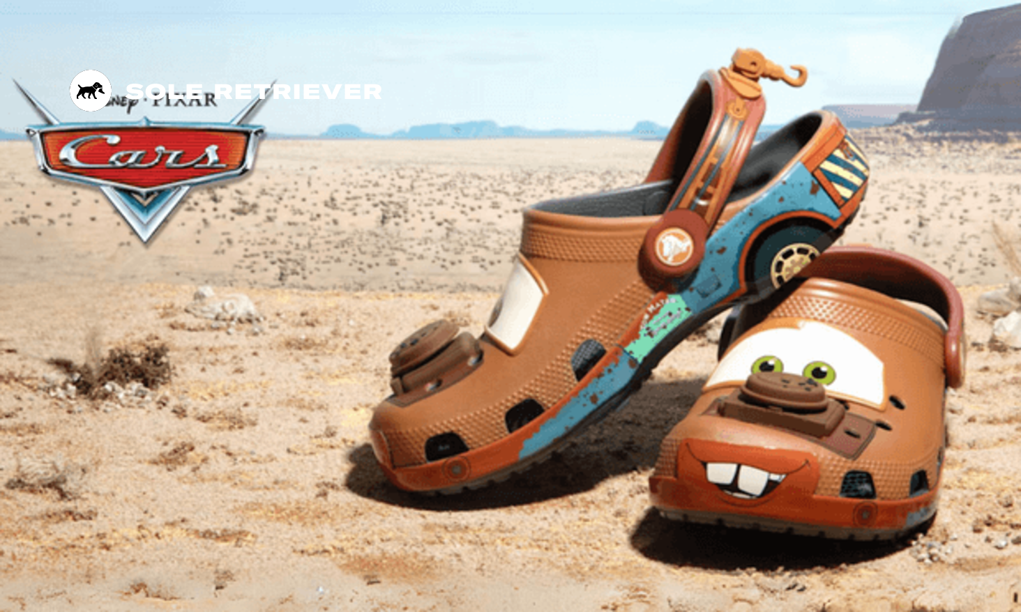 The famous Lightning McQueen Crocs are set to restock on August