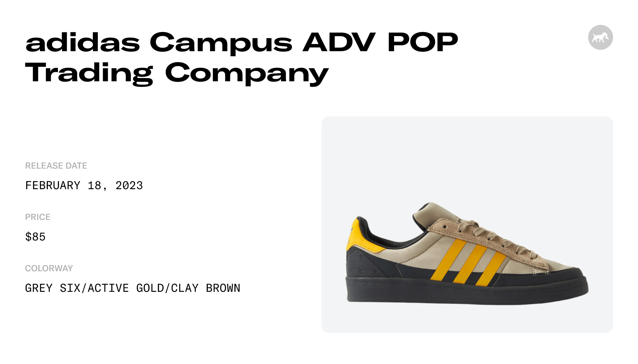 adidas Campus ADV POP Trading Company Raffles and Release Date 