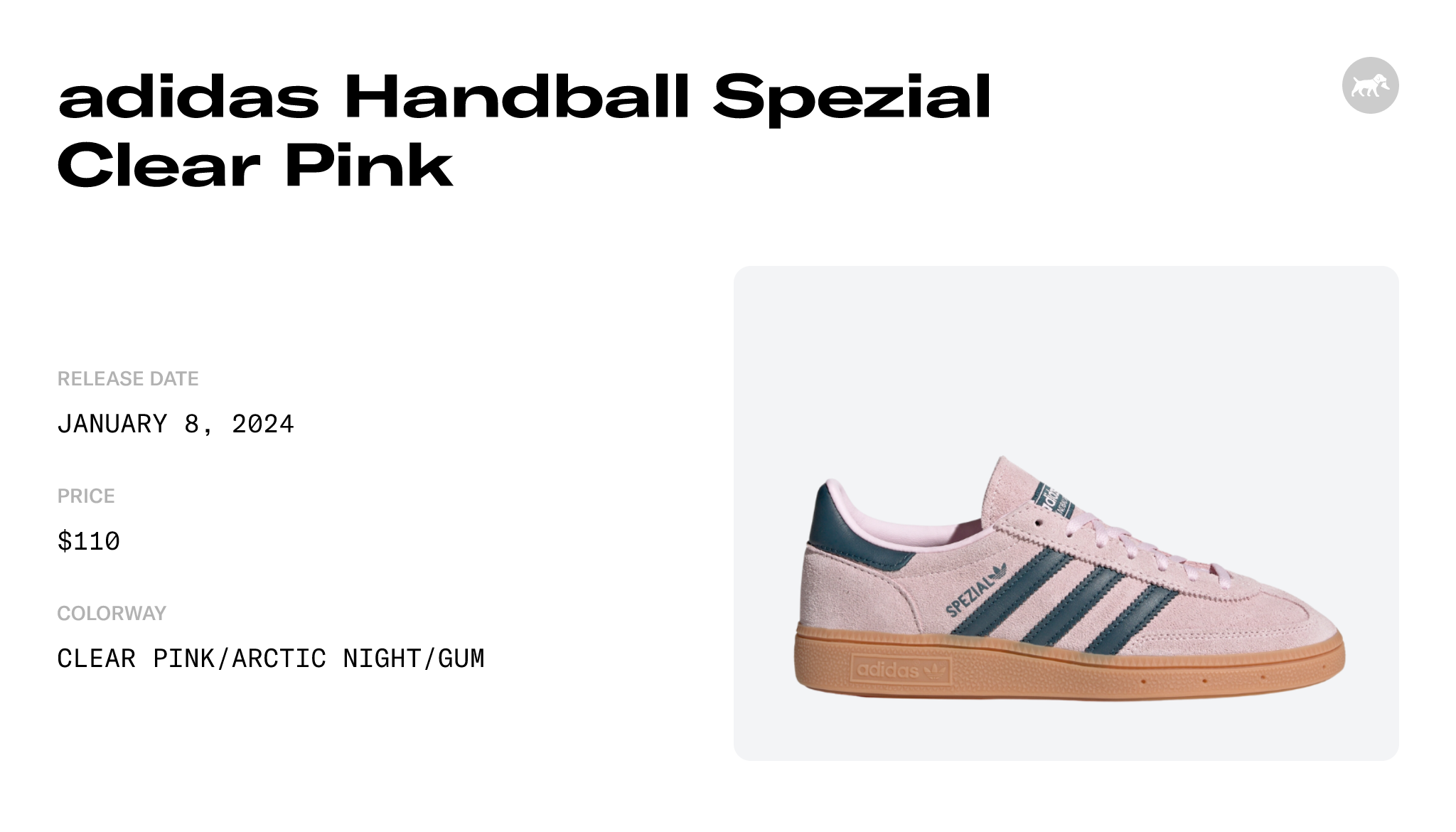 adidas Handball Spezial Clear Pink - IF6561 Raffles and Release Date