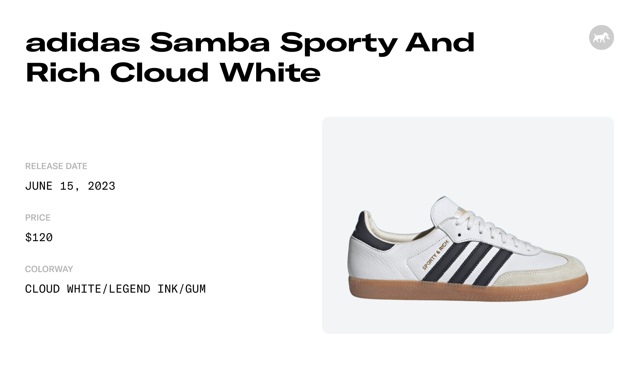 Sporty & Rich x adidas Samba OG ''White/Black'' - HP3354
