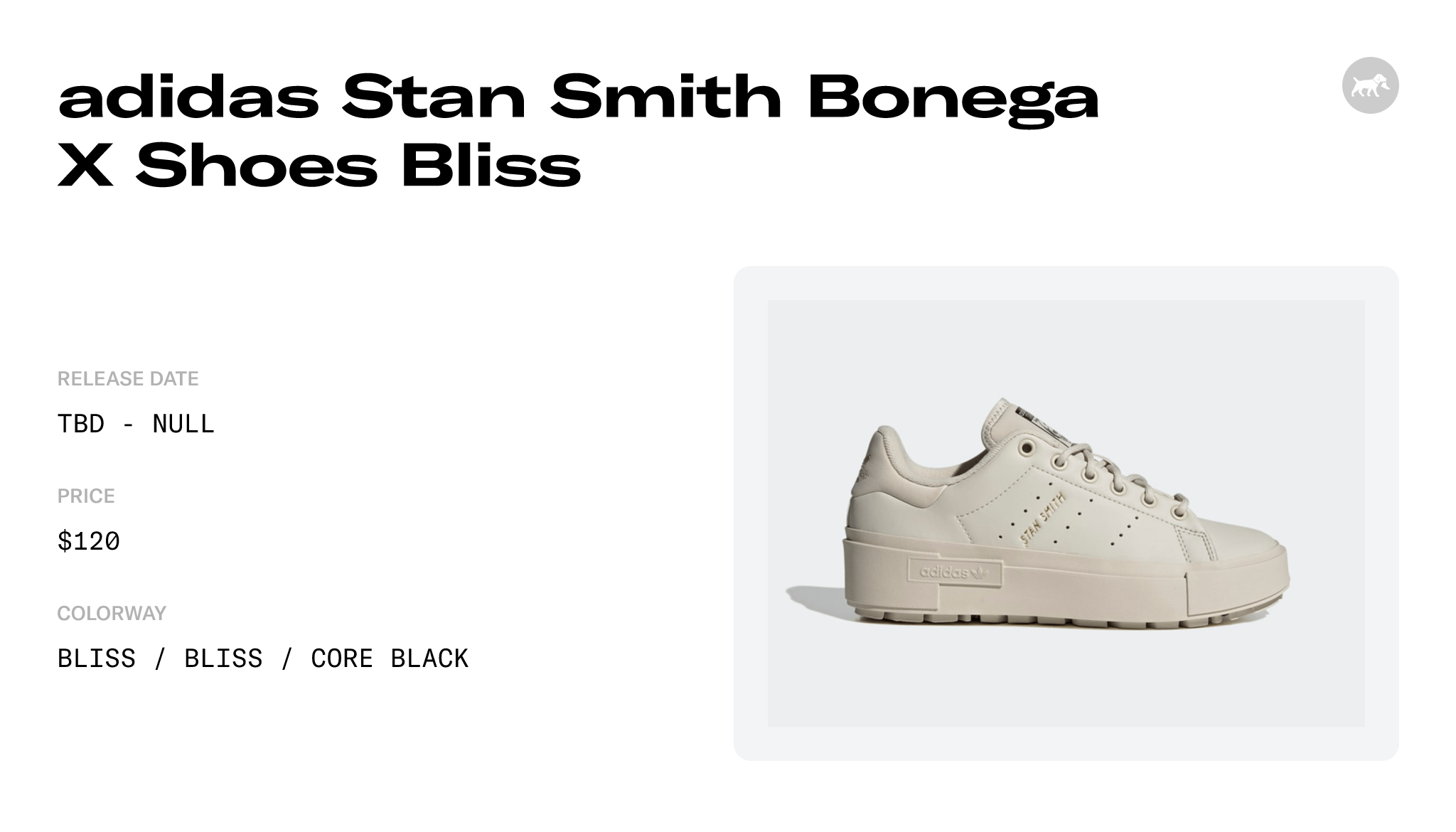 adidas Stan Smith Bonega X Shoes Bliss - GY1499 Raffles and Release Date
