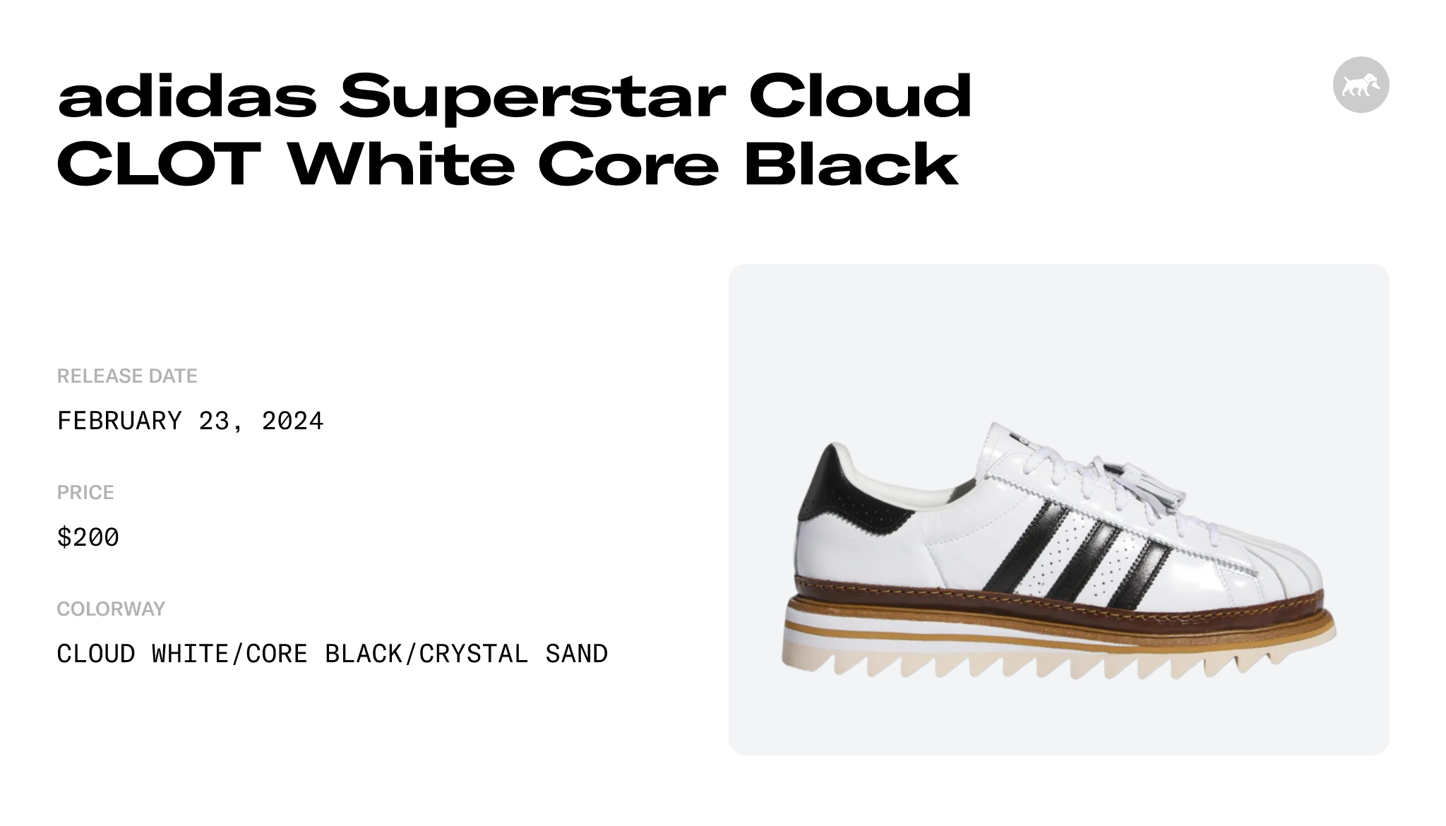 adidas Superstar Cloud CLOT White Core Black - IH3132 Raffles and ...