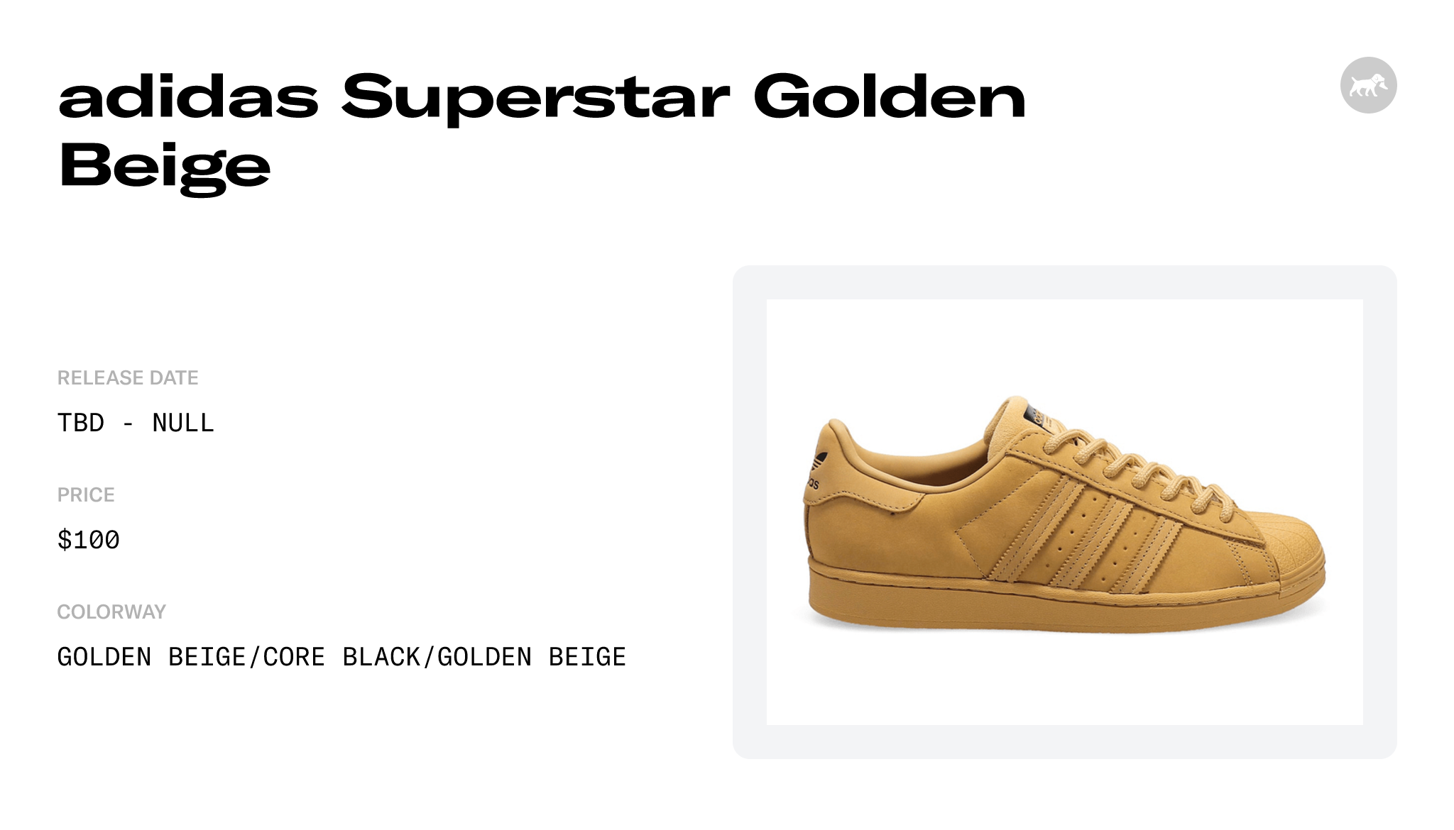 adidas Superstar Golden Beige - GZ4831 Raffles and Release Date