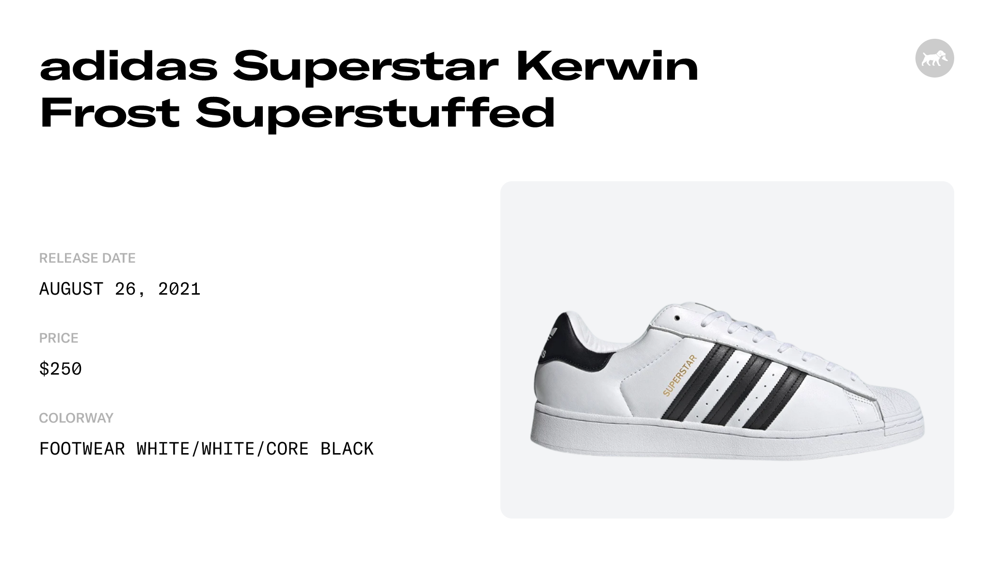 adidas Superstar Kerwin Frost Superstuffed - GY5167 Raffles and Release ...